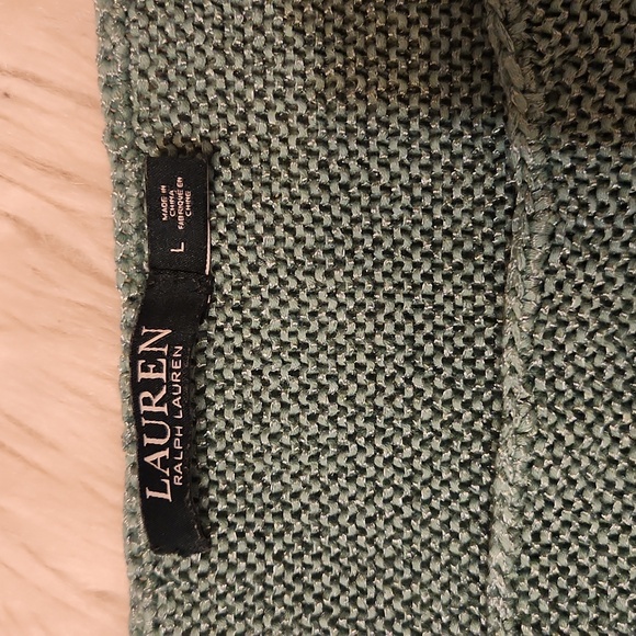 LAUREN RALPH LAUREN WOMEN'S KNIT SHIRT LONG SLEEVE SIZE LARGE - Picture 2 of 5